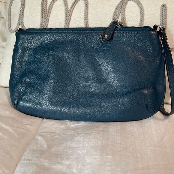 Coach leather wristlet . Turquoise blue - Picture 6 of 7